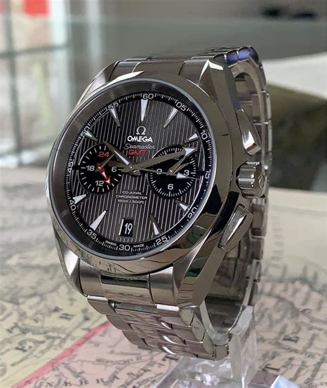 omega aqua terra gmt chronograph